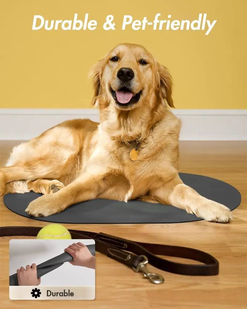 Tapete absorvente para comida de cachorro, tapete para comida e tigela de água, secagem rápida, tapete para comida de animais de estimação, sem manchas, tapete de alimentação para cães, tapete para tigela