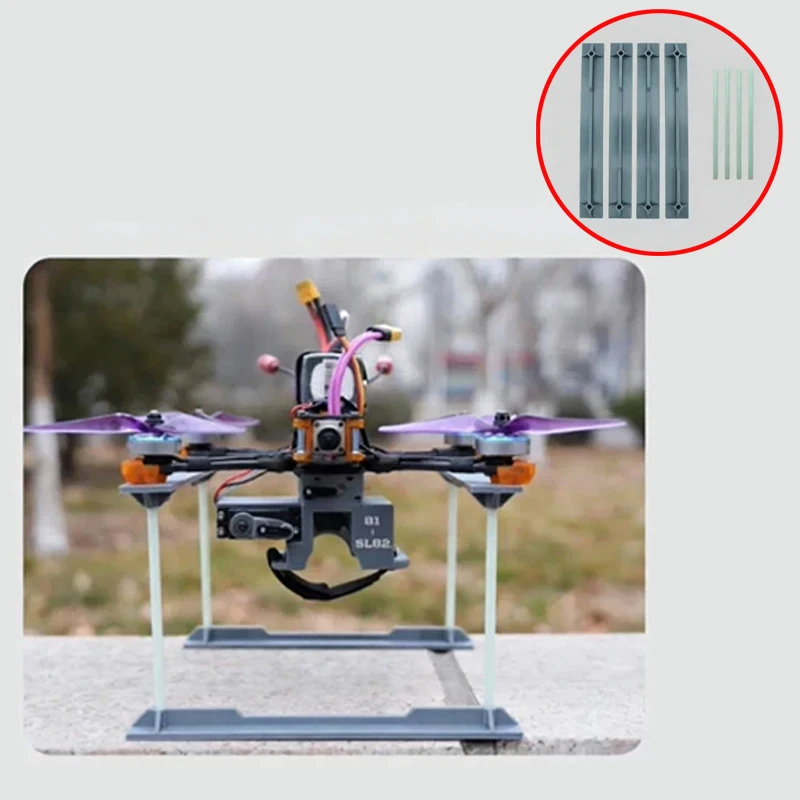 

Комплект шасси для FPV RC дрона: Усиленная подставка из PETG для квадрокоптеров 5-8 дюймов, защитный быстросъемный кронштейн