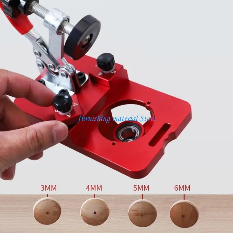 y5gd مفصلية فتحة فتحة فتحة الألومنيوم سبيكة المفصلية حفر حفر الوزراء الدليل دليل اللكم محدد المواقع 0‑25mm سماكة #1