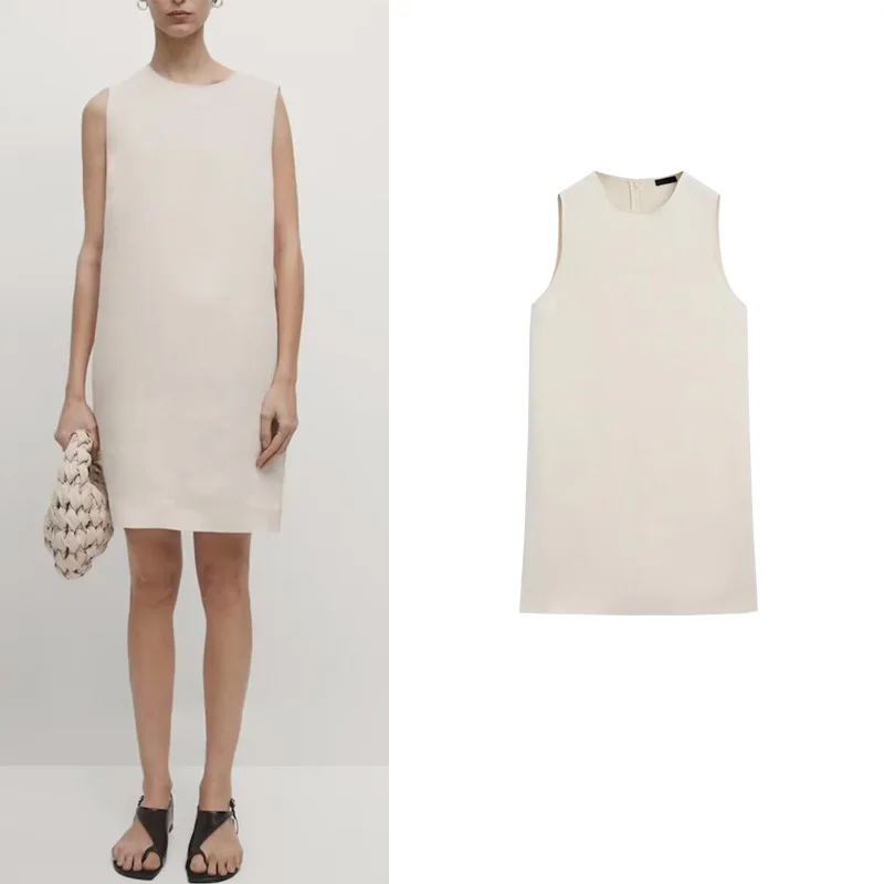 

Повседневная элегантная матовая юбка из смешанной ткани Svel Dr для молодых женщин V-Ne H-образная юбка длиной летнего Dr