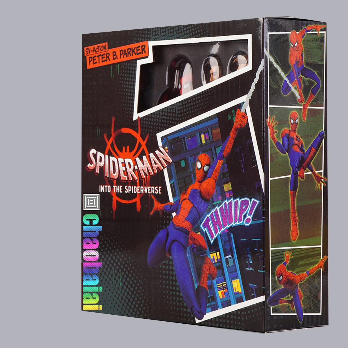 Spider-Man：Into the Spider-Verse Peter B Parker S.H.Figuarts Movable Action Model Figure Toy Ornament Statue Collection