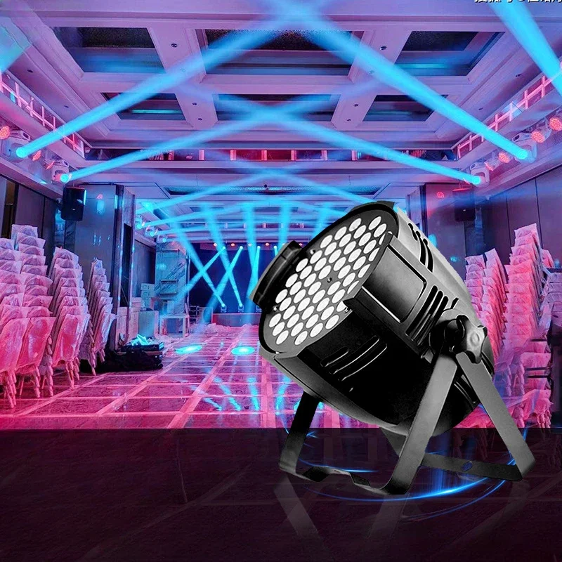 Proyector de luces de escenario para cine en casa, luz Led RGB de 54 piezas para discoteca, Karaoke, fiesta, salón de haz láser colorido, 110-220V, lámpara de baile