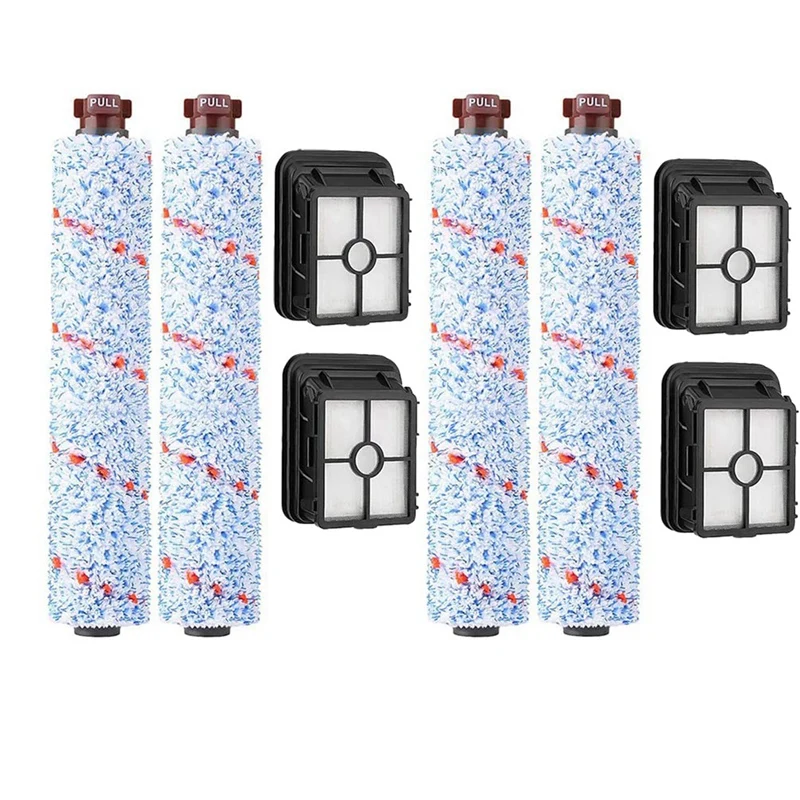 Bissell Crosswave 1713 Pet Pro 2224E 무선 2582E 시리즈 클리너 부품 용 필터 롤러 브러시 1866 1868 1934 1926