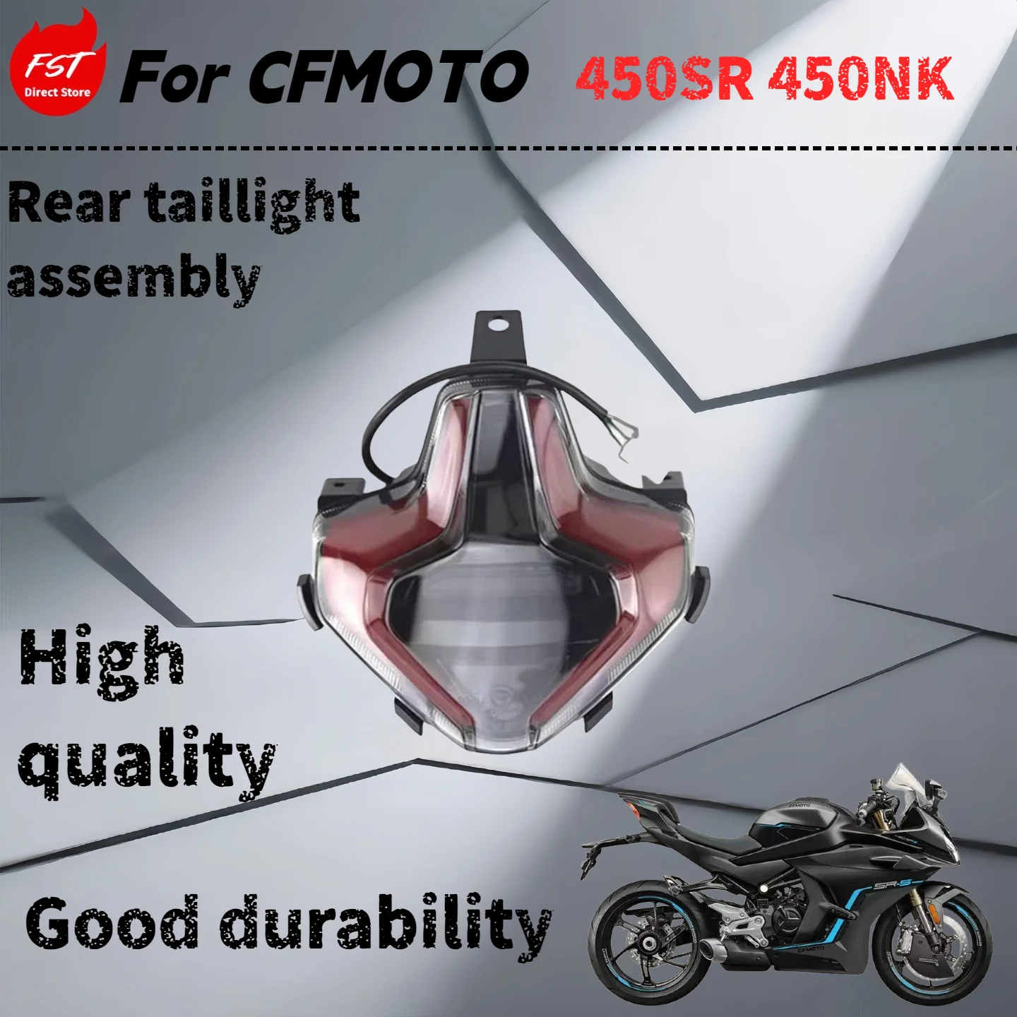

For CFMOTO 450SR 450NK original accessories CFMOTO taillight rear taillight assembly brake warning light bulb