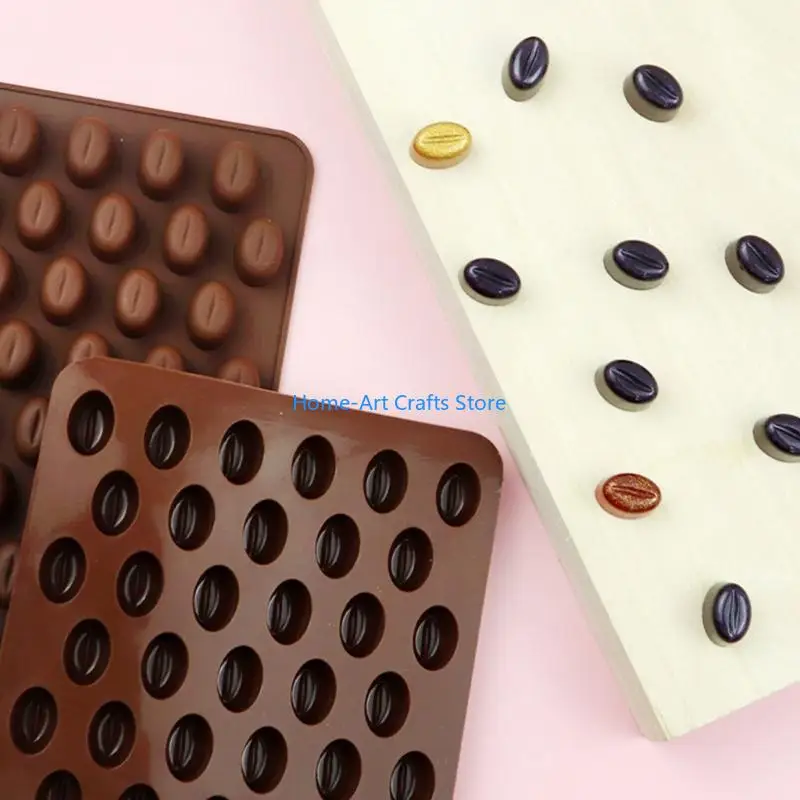 Y3NA Coffee Beans Clay Soap Decorating Baking Fond Polymer Craft Art DIY Molds Tool