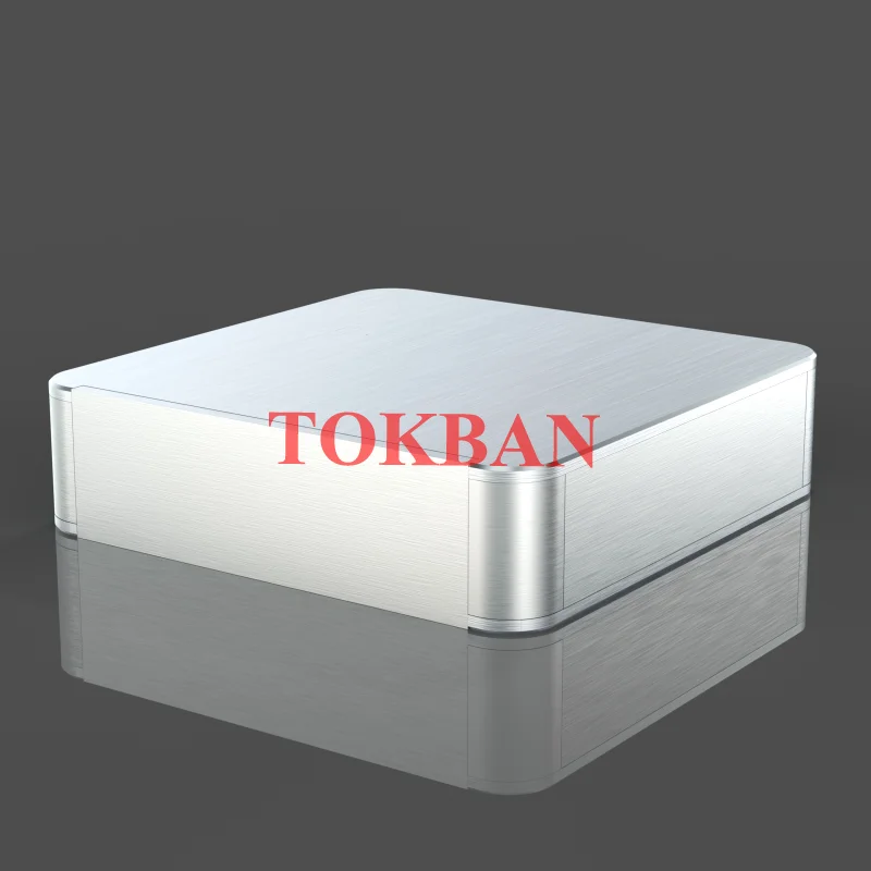 Tokban Audio 2205R 214*214*55mm All Aluminium Digital Amplifier Chassis Enclosure preamplificatore fai da te DAC Decoder Case Shell