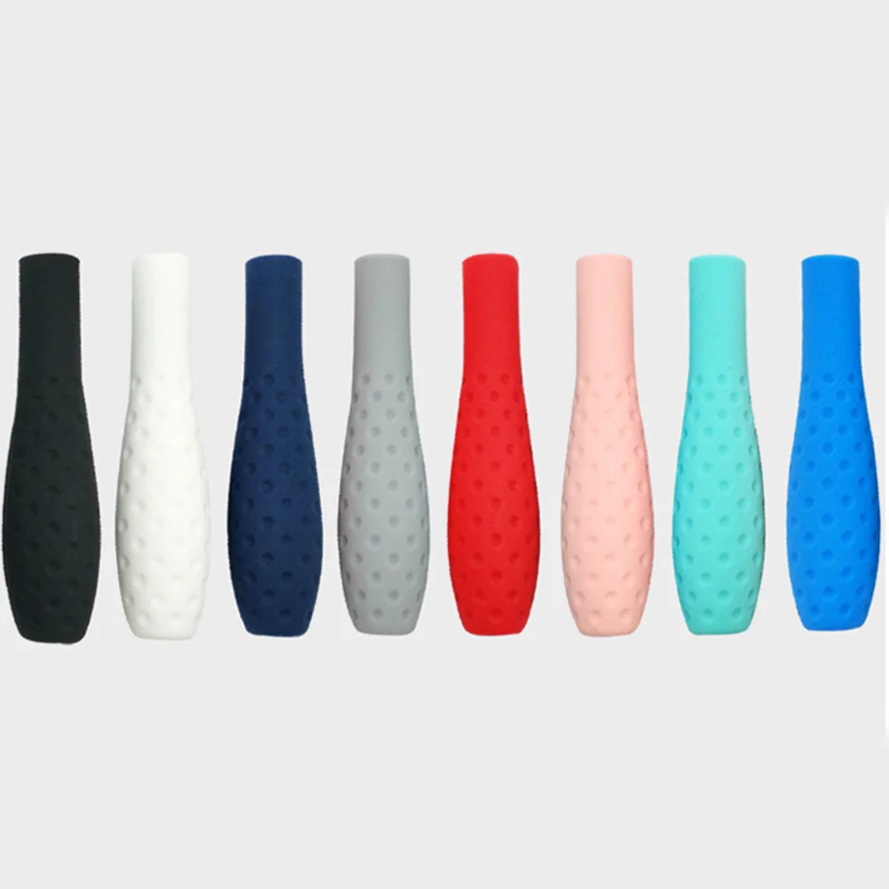 

Silicone Stylus Grip Holder Pen Sleeve Protector For Pencil Black Anti-Slip Shockproof Scratch Resistant Portable Touch