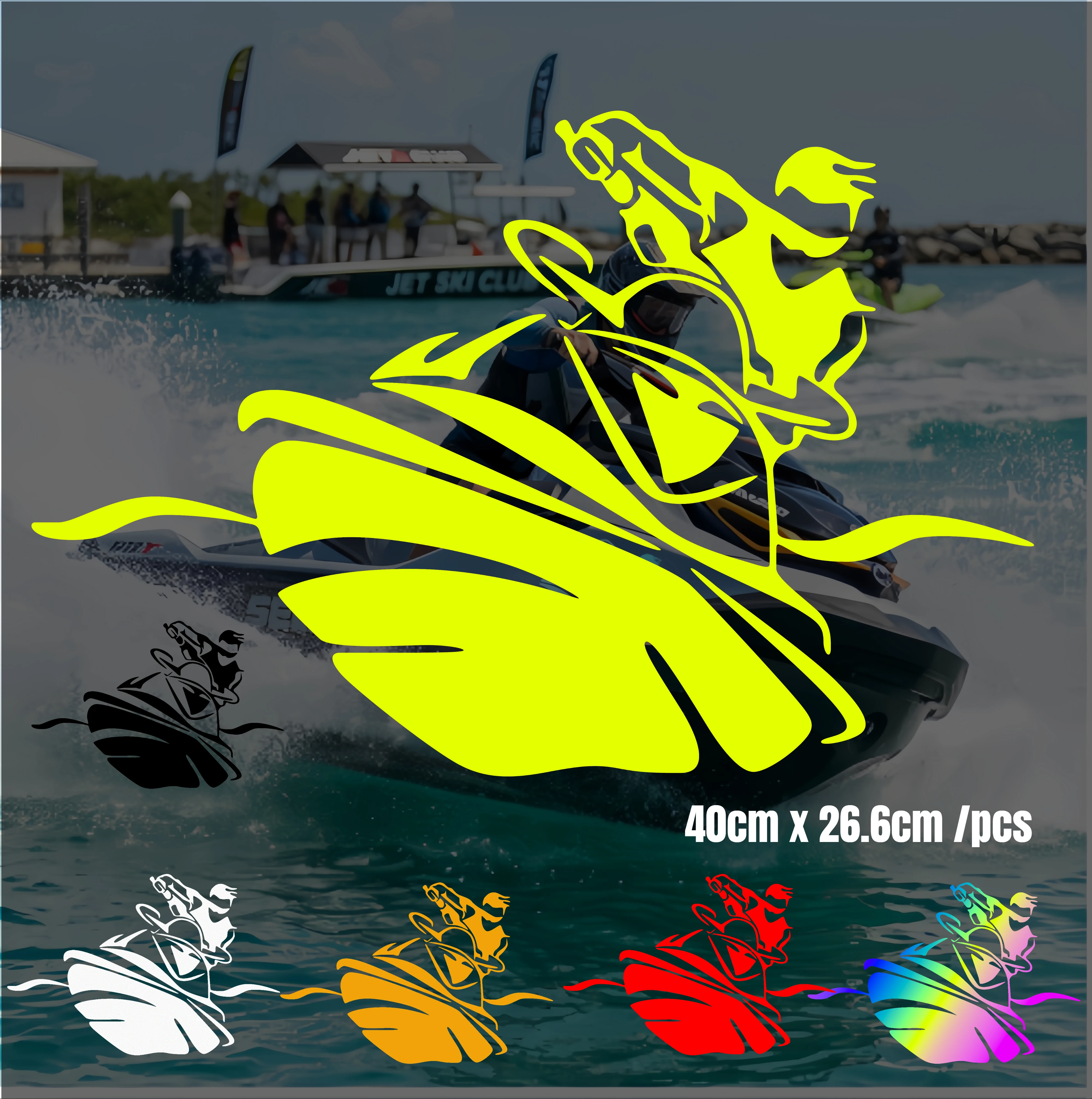 Jet Ski Stickers Water Motor Boat Sticker Riding Vinyl Decal Waverunner RXP RXT GTI Spark GTX GP FX VX FC Accessories for SEADOO