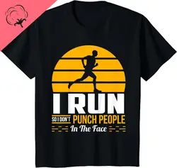 Runner Gift Funny Running Marathon Sport Sarcastic Gift T-Shirt Cotton Mens Clothes Tops Graphic T Shirts Streetwear Ropa Hombre