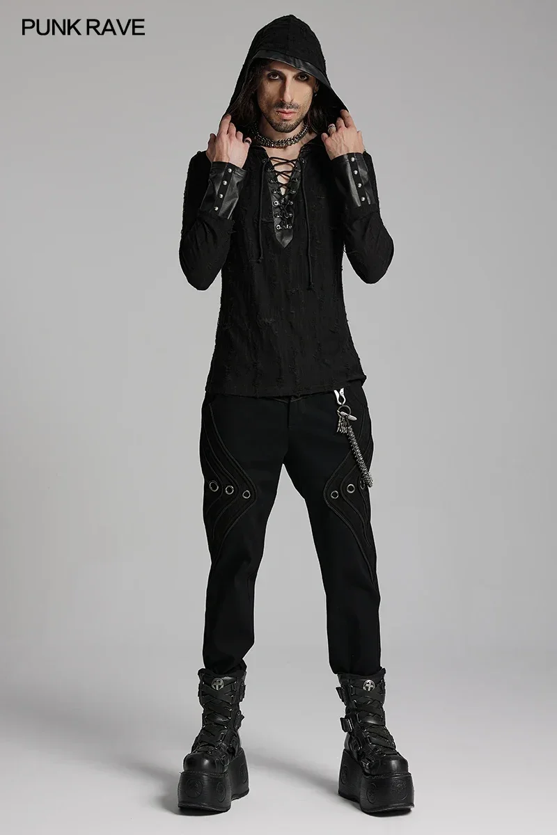 فاسق الهذيان الرجال نهاية العالم الشرير مقلد العمود الفقري تصميم الهيكل العظمي الخصر سلسلة شخصية ريترو ستايل اكسسوارات هدايا للرجال