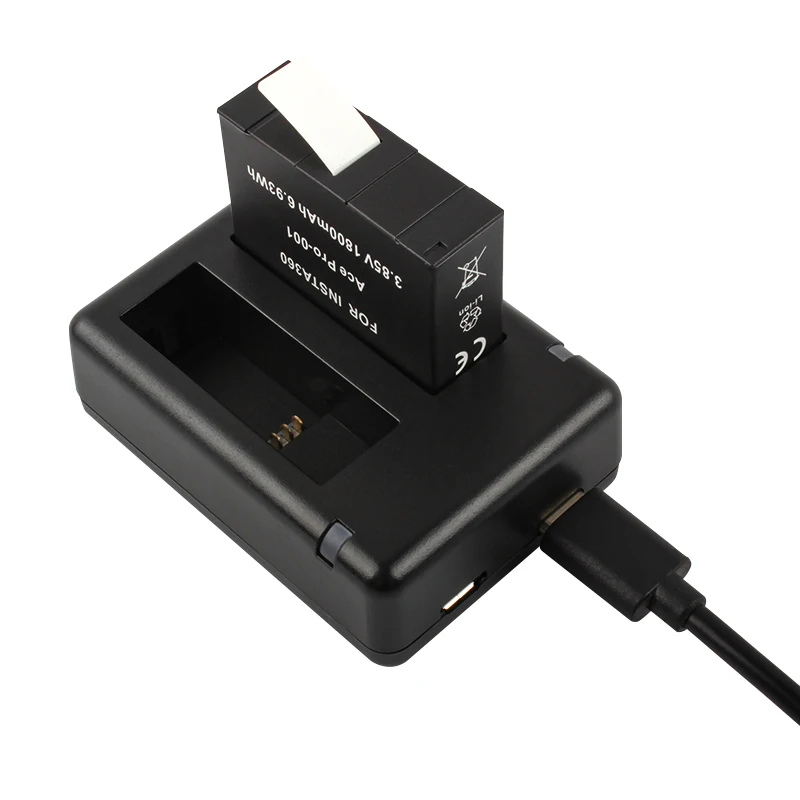 Cargador USB Ace Pro-001 para insta360 Ace/Ace pro, caja de cargador de batería, concentrador de carga rápida, caja de carga para accesorios Insta360 Ace