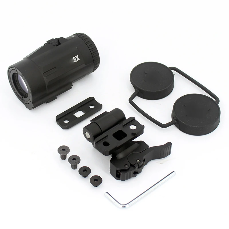 

V3XM 3X Magnifier Red Dot Holographic Sight With QD Absolute Co-witnessor Lower Third Mount