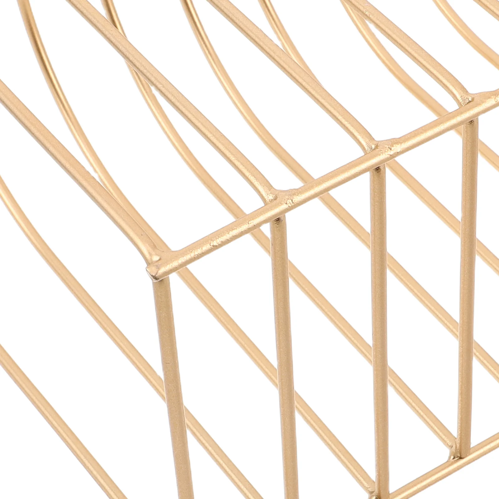 Desktop Creative Iron Magazine Holder Organizer for Office Dorm Bedside Small File Holder Storage Rack for Books