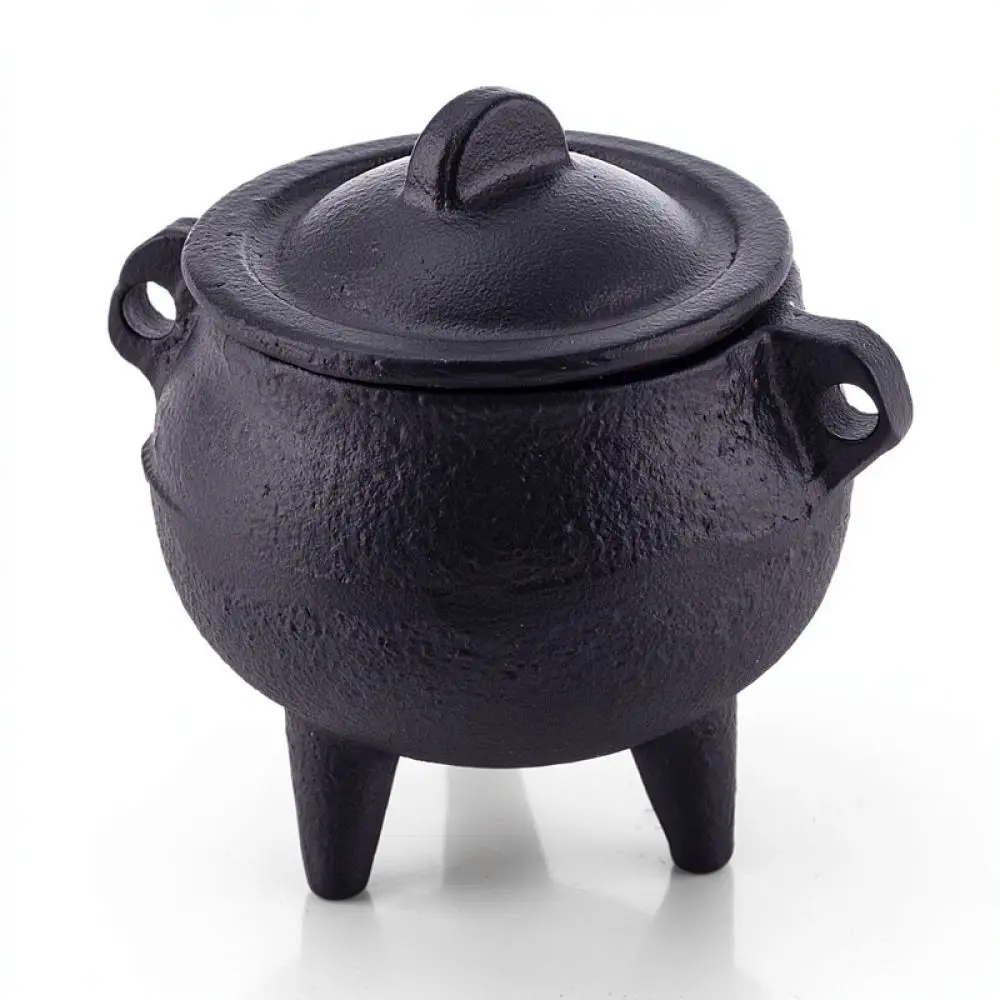 Small Cast Iron Incense Burner Sage Smudge Pot Metal Bowl For Aromatherapy Yoga Meditation Home Atmosphere Ornament Gift