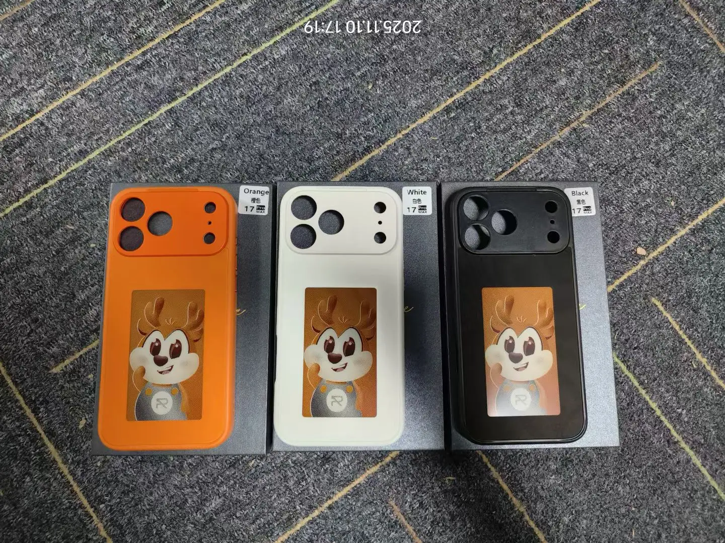 

Чехол для смартфона с чернильным экраном, совместимый с iPhone 17, promax, передача NFC изображений своими руками, длительный дисплей, черный