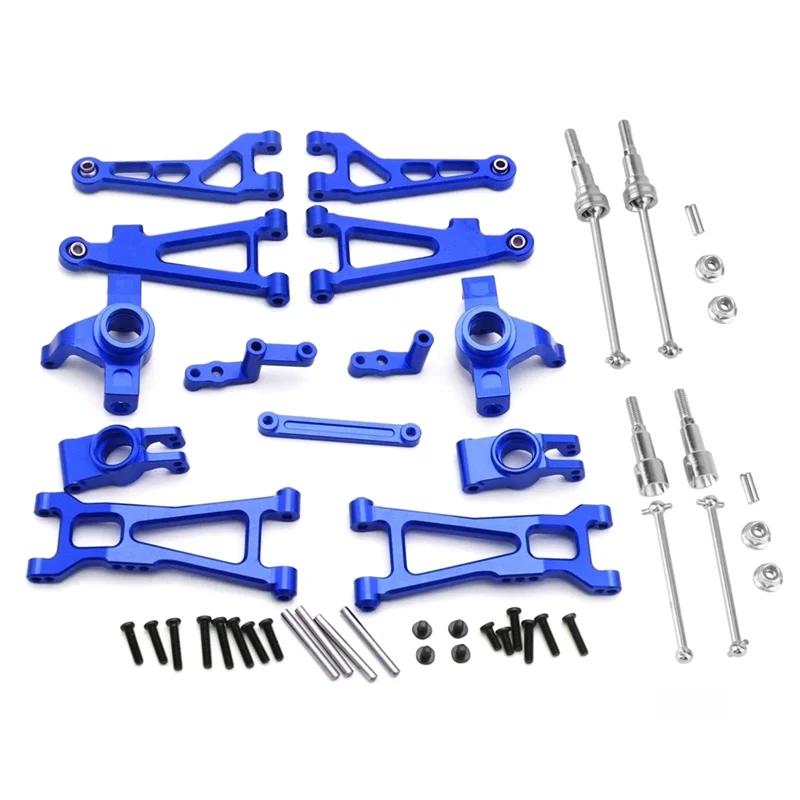 Set di bracci di sospensione dell'albero di trasmissione in metallo per HAIBOXING HBX 16889 16889A 16890 SG1601 SG1602 1/16 parti di aggiornamenti per auto RC, 2