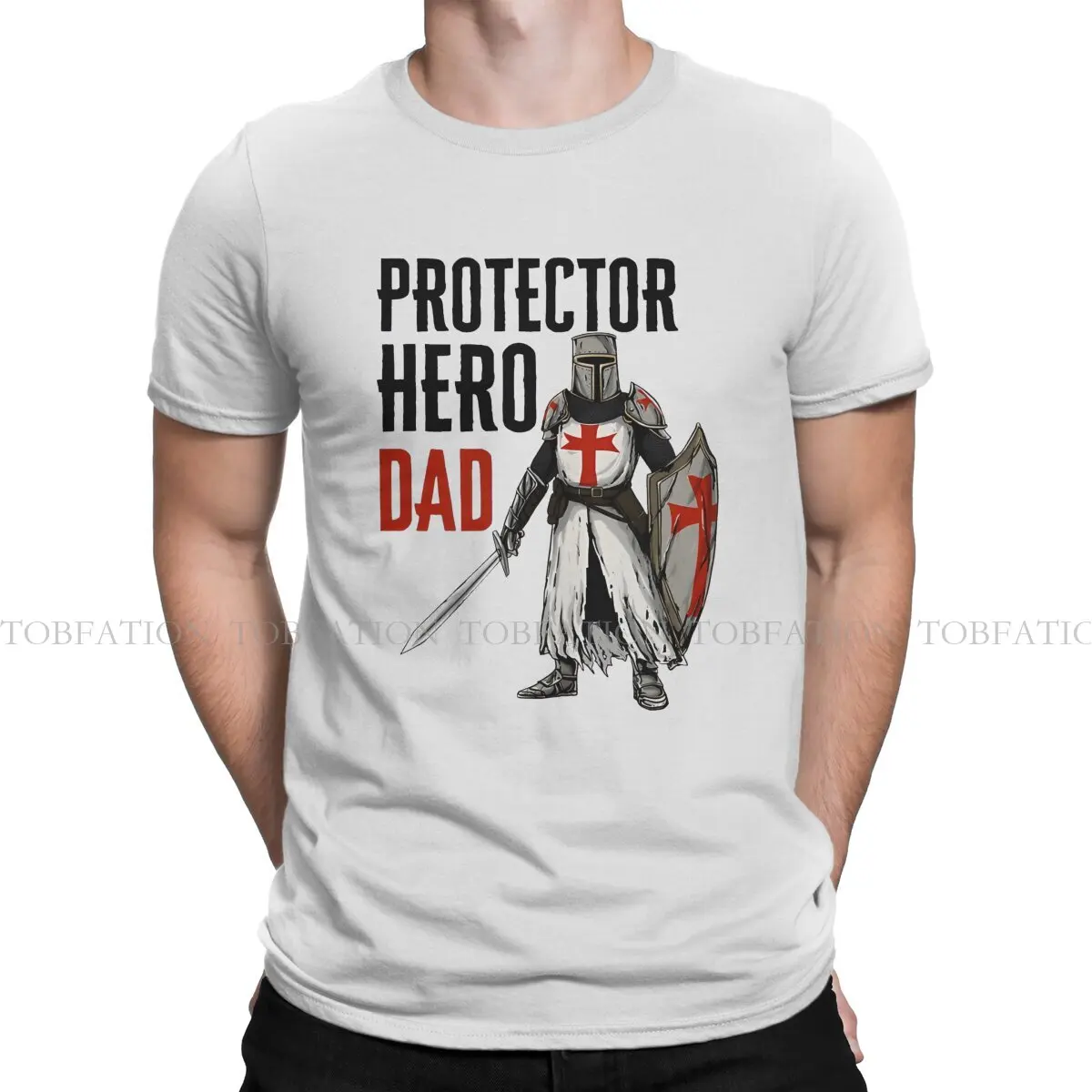 Knights Templar Newest TShirt for Men Protector Hero Round Collar Pure Cotton T Shirt Distinctive Birthday Gifts OutdoorWear