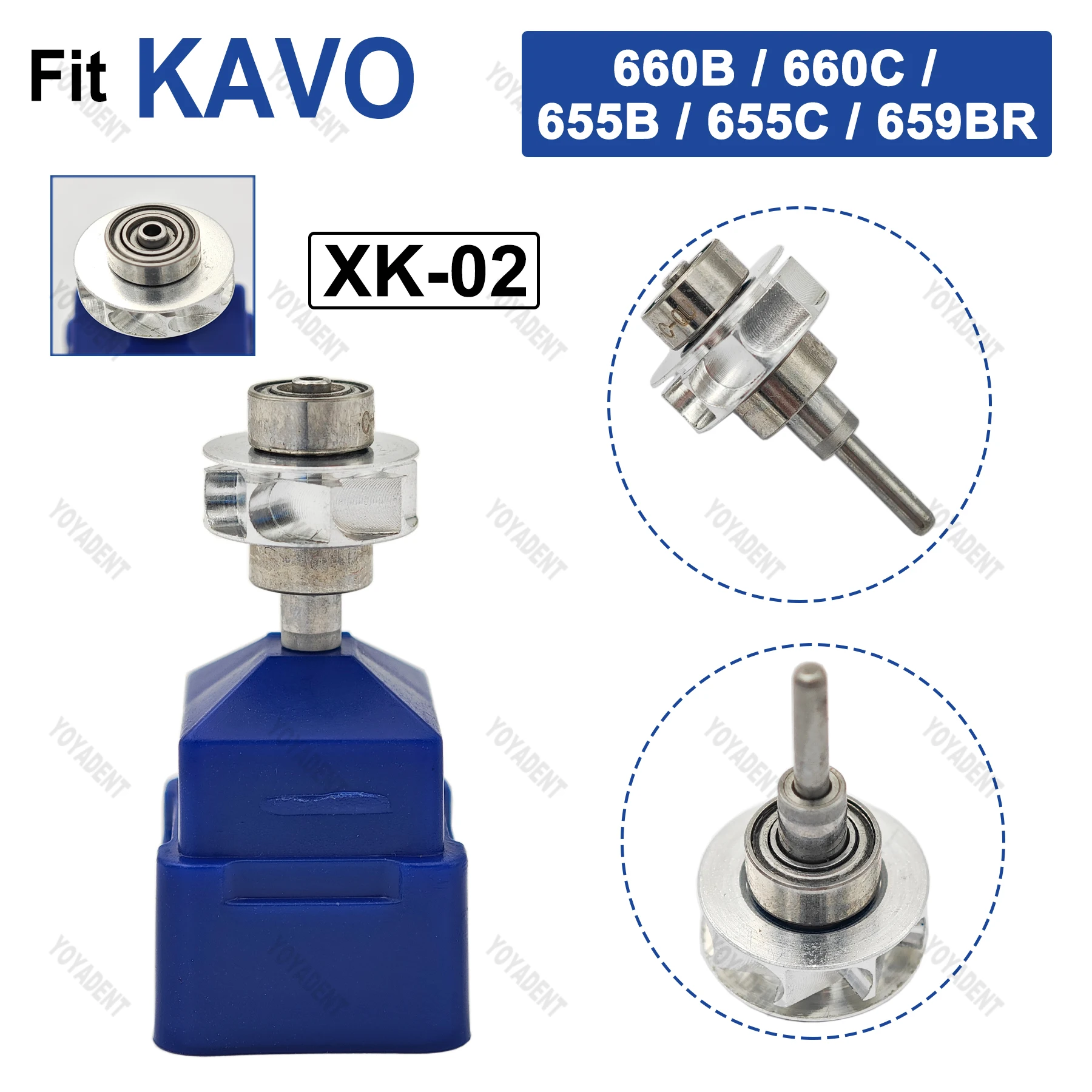 

Fit KAVO 660B 660C 655B 655C 659BR Handpiece Dental Turbine Cartridge Air Rotor High Speed Handpiece Rotor Dentistry Tools