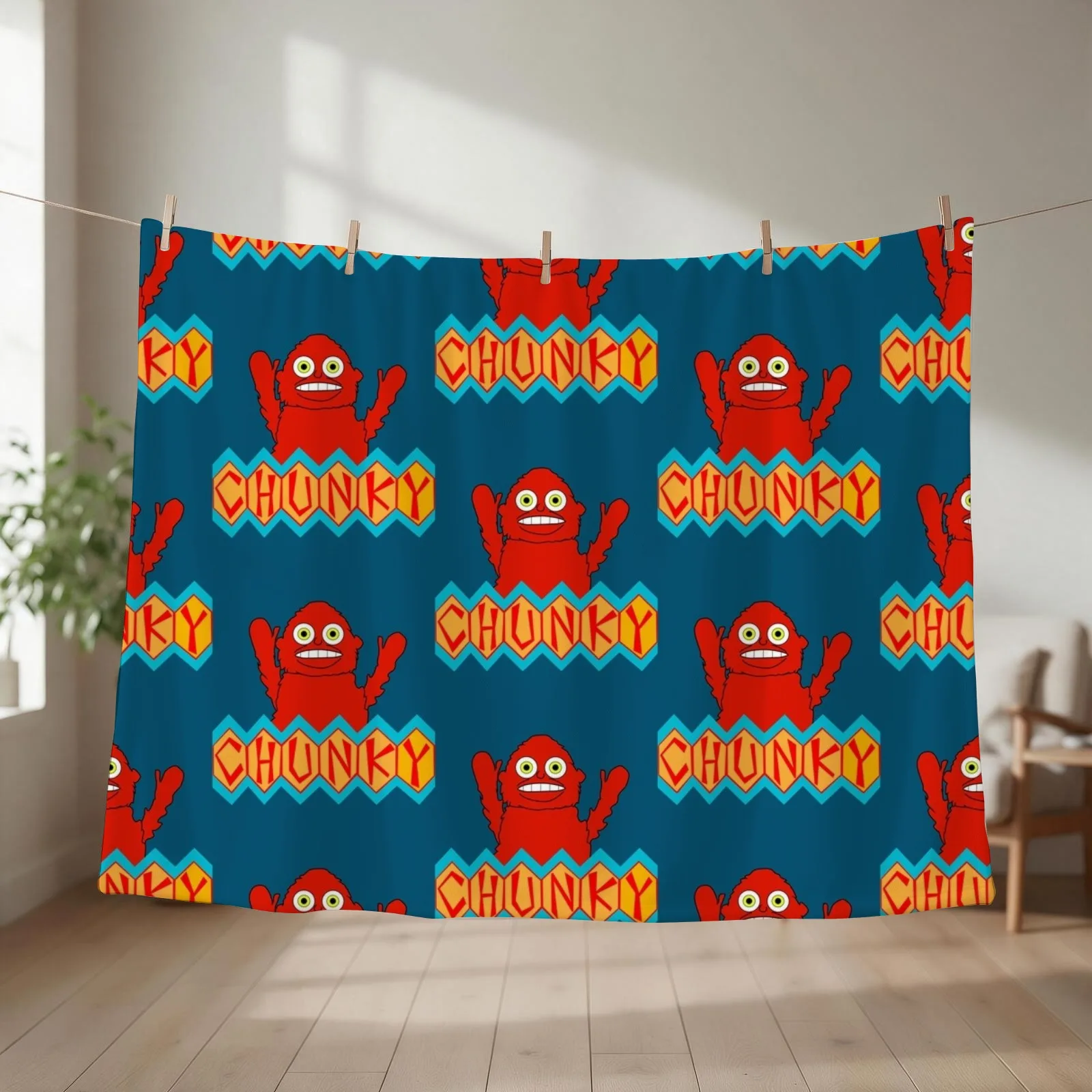 Chunky Throw Blanket couch cozy soft plush fuzzy picnic outdoor blanket