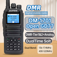 Baofeng Walkie Talkie DMR DM-1701 Dual Mode Analog and Digital Radios Tier 1 + 2  Dual Time Slot Ham radio DM 1801 DM-5R
