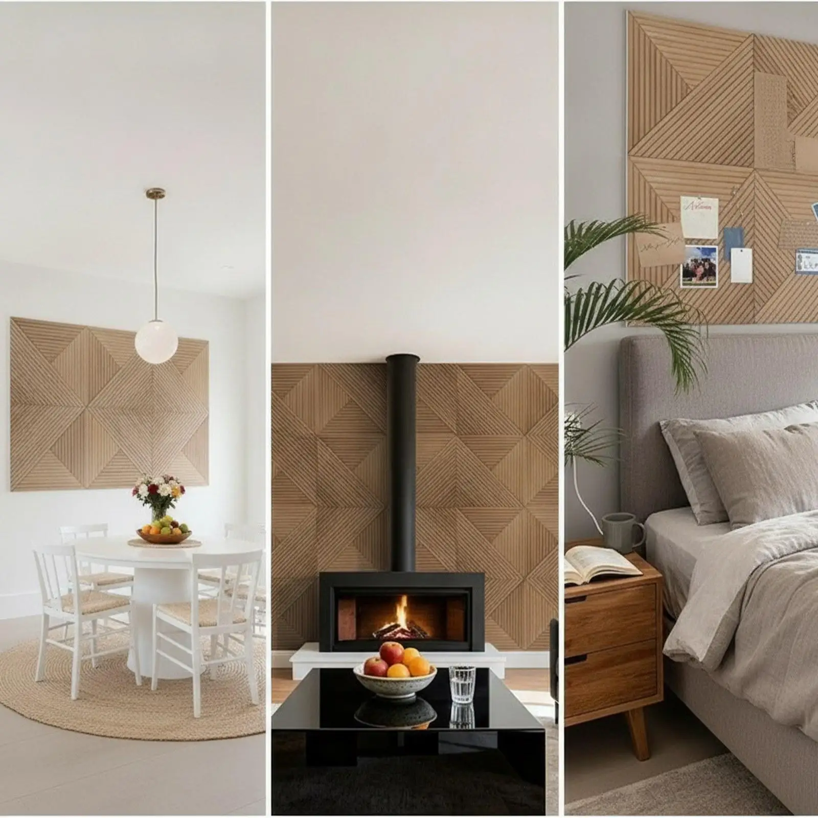Decorative Acoustic Panels Self Adhesion Wood Style Art Design Soundproof Wall Treatment for Office Room - view 5