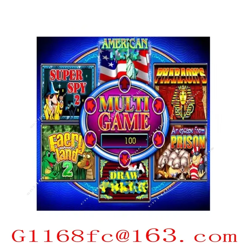 High Quality 6x6 1 Motherboard Arcade Machine Kit Hot Selling Vertical Screen Dragon Multi PCB Game Coin Push Button Board