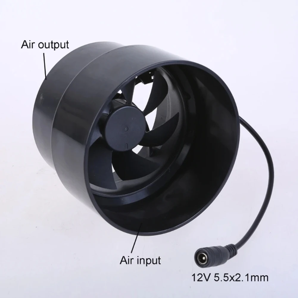 Compact 12V Ventilation Fan 110mm100mm for Exhaust Air Circulation with Quiet Operation Suitable for Home and Small Farm Use