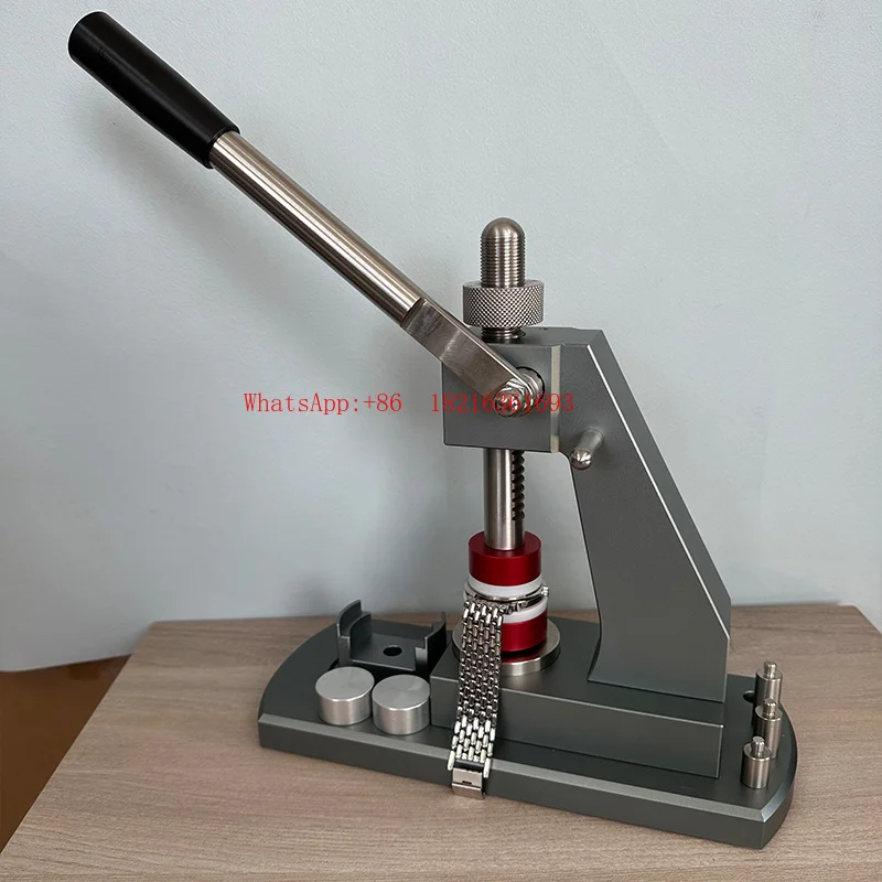 Limited Offer Upgraded Precision Watch Case & Crystal Press Tool, Manual Back Cover Closing Fitting Machine For Watchmaker Rep
