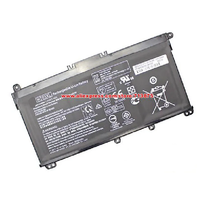 Genuine HT03XL Battery HSTNN-LB8L for Hp 14-CF 14-CE0026TU 14-ce0027TX 14-CE0028TX 14-CE1007TX 15-DA0115NB 11.55V 3470mAh 41.9Wh