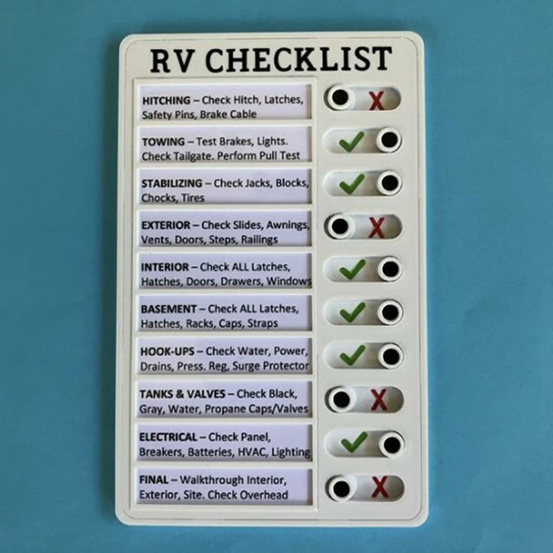 Checklist Note Marker Board Removable Chores Reusable Note Pad For Home Camping To Do List Chore Chart