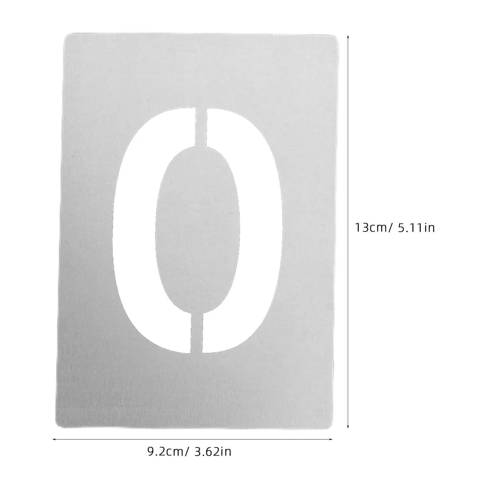 10Pcs Address Number Painting Stencils Large Hollow Reusable Templates for Mailbox Door Wall Curb Signboard Number Spray Paint - view 4