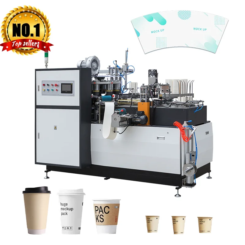 Versatile Automatic Paper Cup Making Machine 120pcs Min  Hot Drink Cold Drink  Disposable Cup Plant Customized Hot Sale