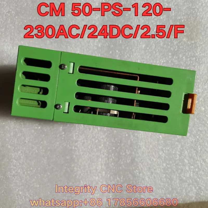 Second-hand CM 50-PS-120-230AC/24DC/2.5/F safety relay function test is normal 2939425