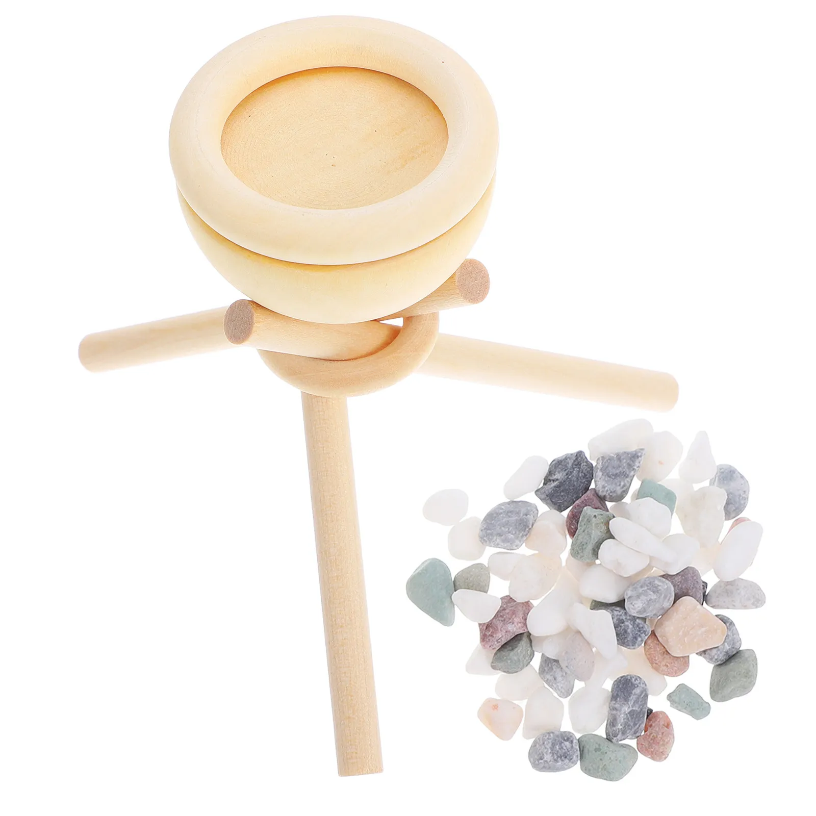 

1Set DIY Wooden Essential Oil Diffuser Flameless Aromatherapy Stone Kit for Home Office Car Long-Lasting Natural Scent Enhancer