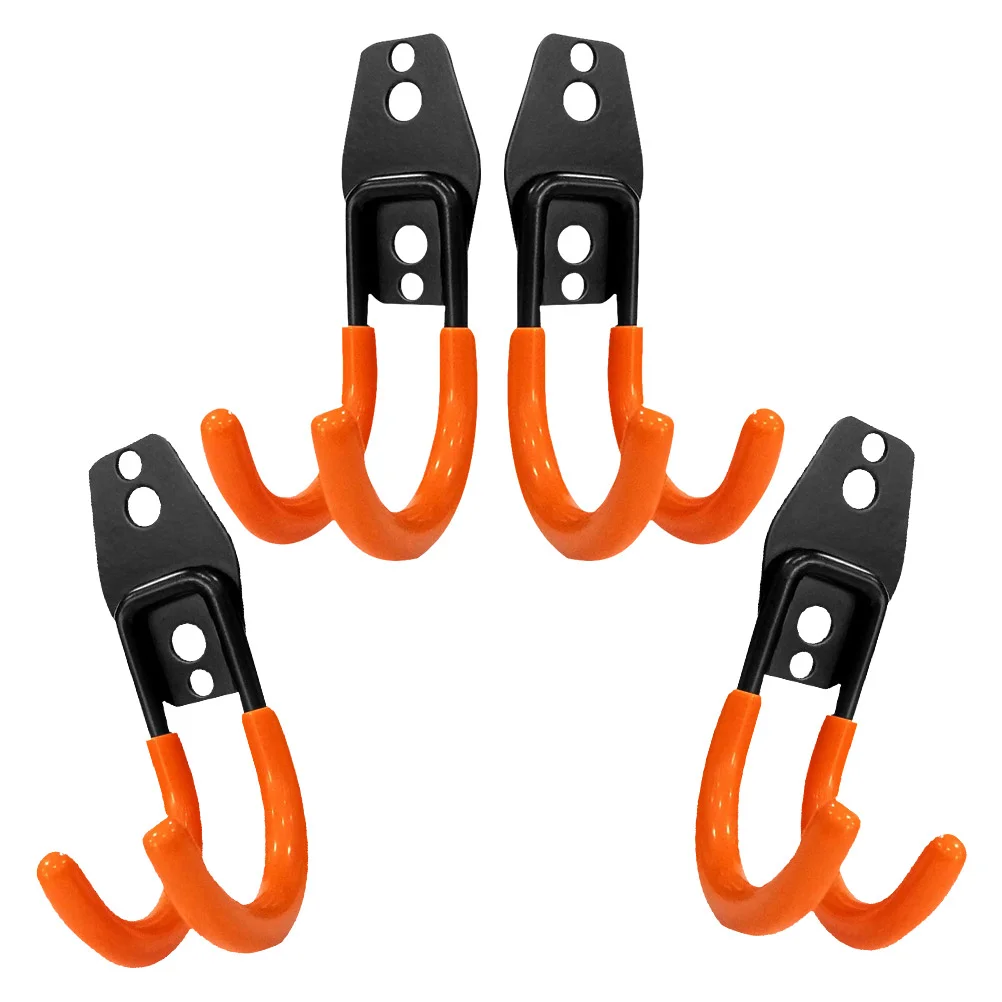 

4 Pcs Wall Tool Hook Ladders Utility Hooks Broom Garage Organization Hanger Rubber Tools Hangers Heavy Duty