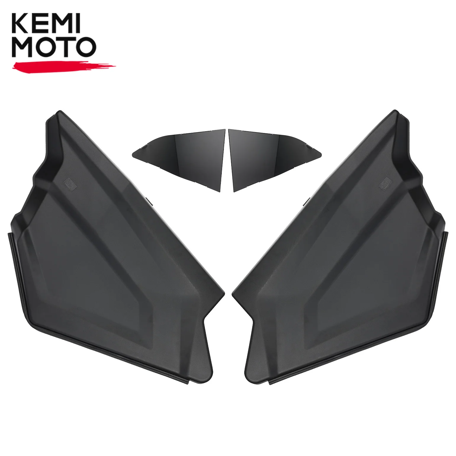 

KEMIMOTO Lower Half Door Panels Insert for CFMoto ZForce 950 HO Sport EX - Black 2020-2022 Plastic + Metal Lower Doors Inserts