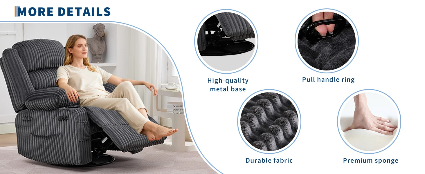 Swivel Rocking Recliner Chair