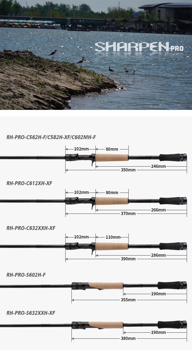 PURELURE NEW SHARPEN Pro 3,5-38g 5ft 6ft Spinn- und Casting-Ruten mit XF-Aktion, FUJI-Ringen für Zander, Barsch, Hecht und Wels – Detail 20
