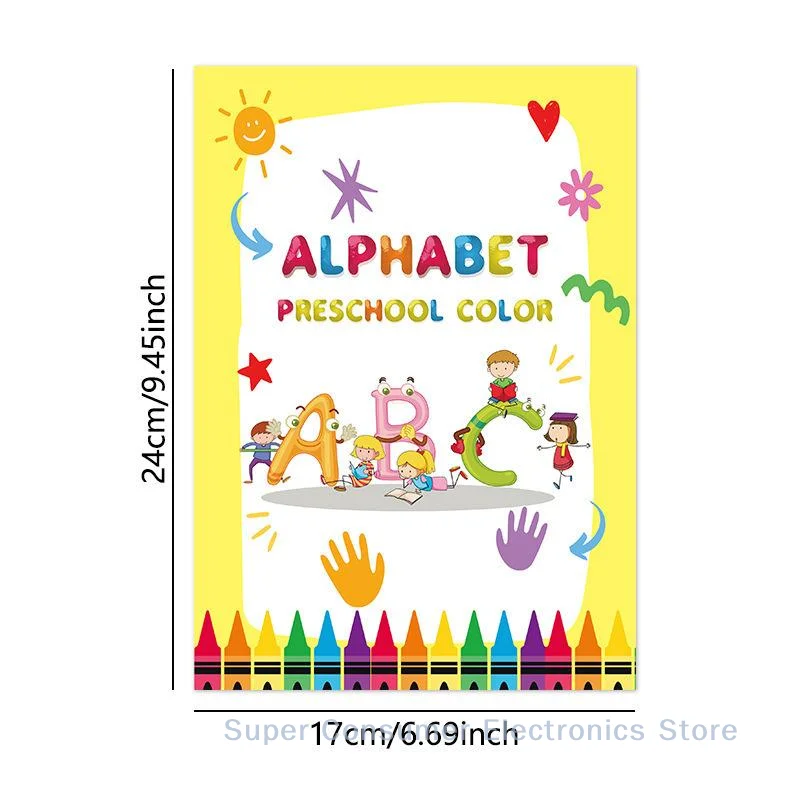 ABC Letter Tracing And Coloring Workbook For Preschoolers Educational Book To Practice Writing Alphabet Preschool Coloring Book