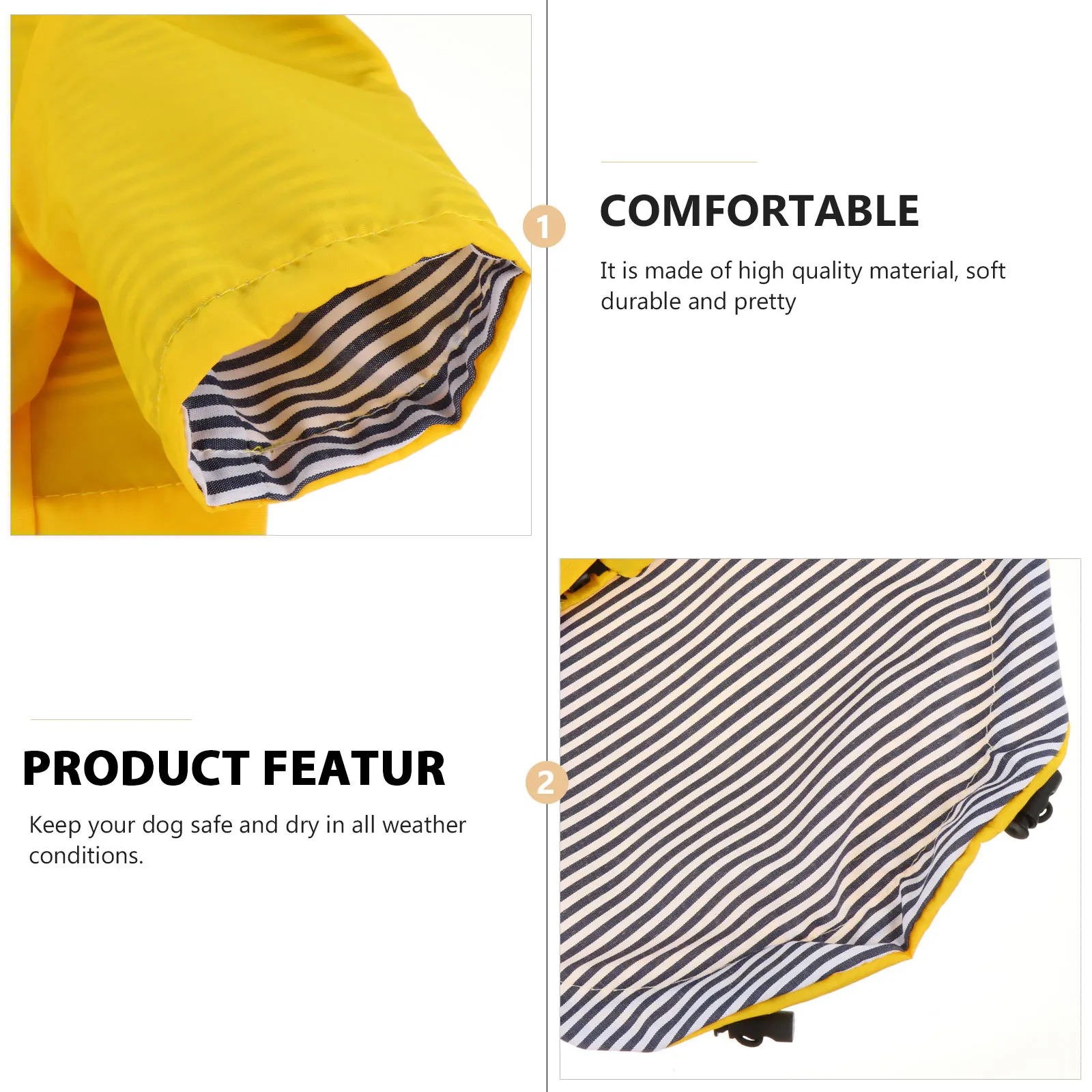 

Dog Raincoats Costume Jacket Hooded Useful Raincoat Puppy Gear Fashion Pet Raincoat Useful Suit Coats Dog Clothes