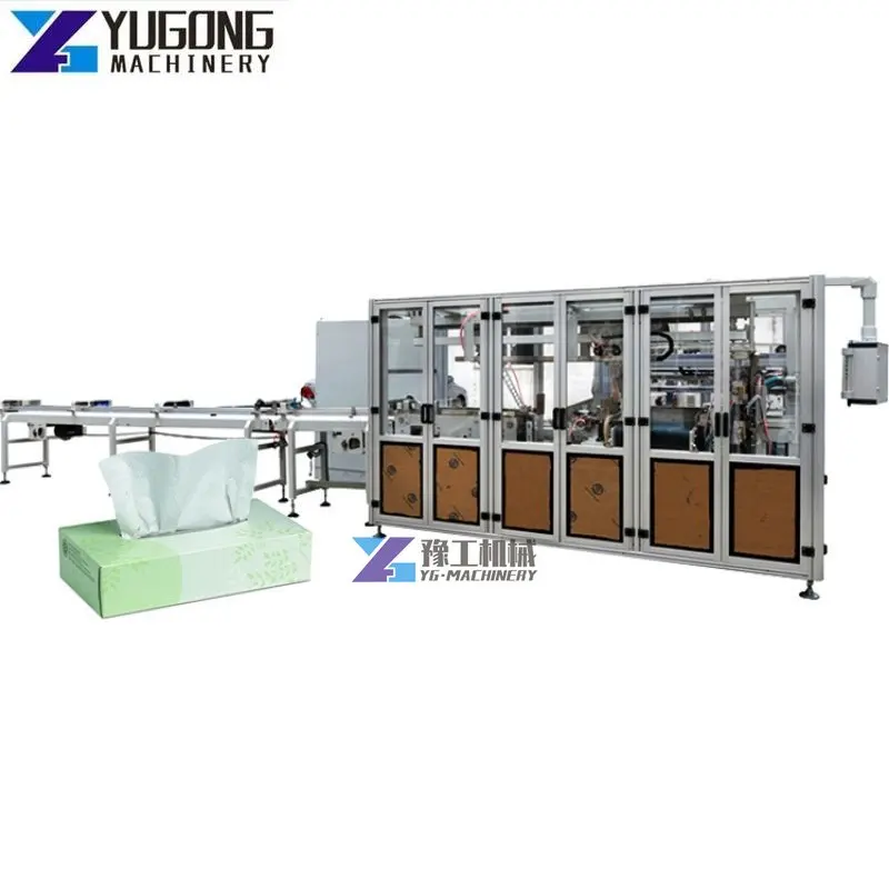 Home Office Vertical Folding Facial Tissue Machinery Shop Toilet Paper Forming Machines Disposable Face Tissue Making Machine