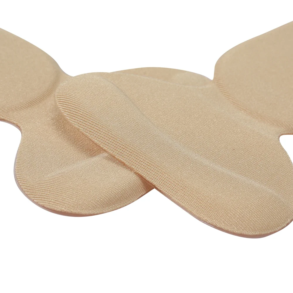 2pcs/set Reusable T-Heel Cushion Inserts Heel Grips Silicone Shoe Pads for Women High Heels Shoe Too Big Anti-Slip Pedicure Tool