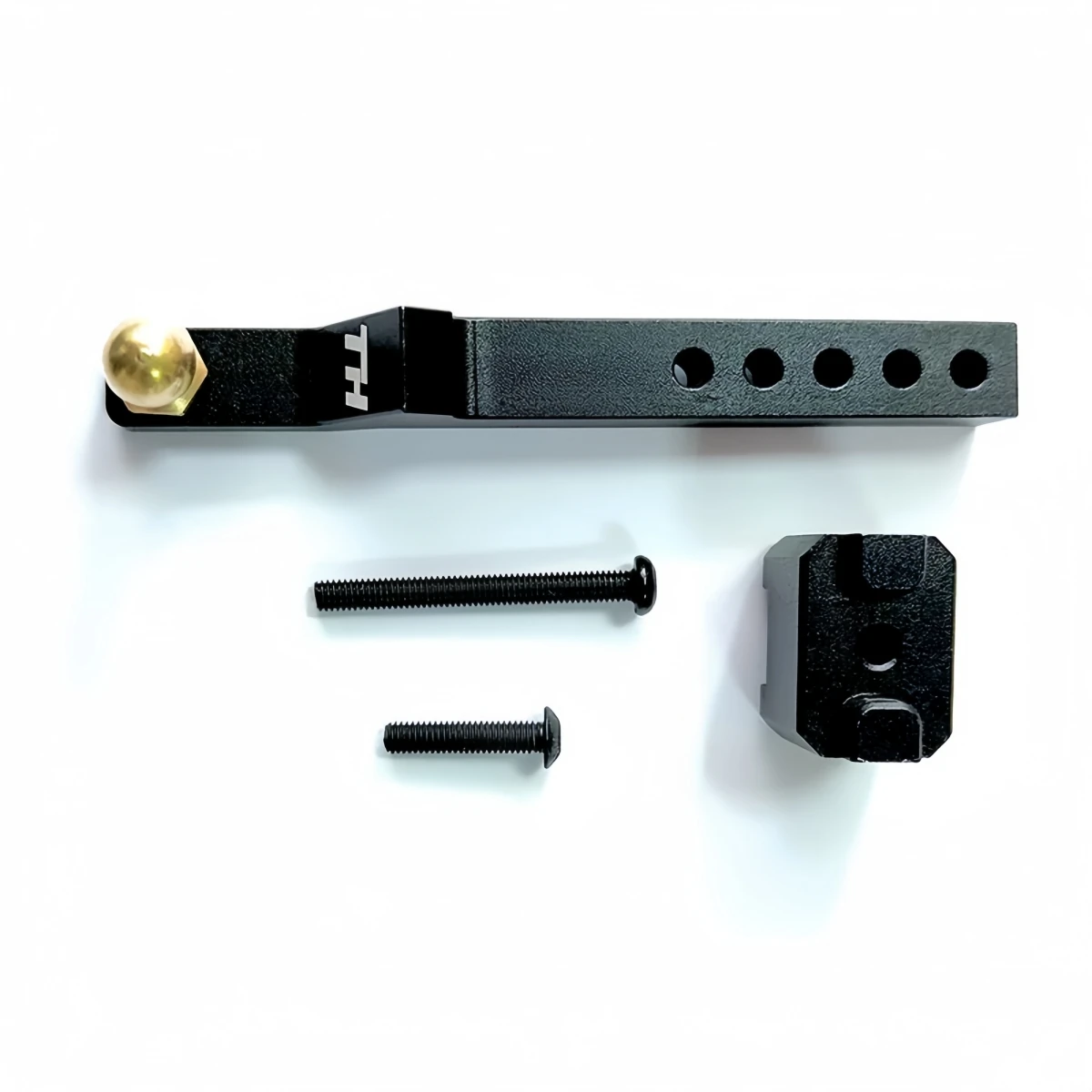 Metal Trailer Tow Hook & Mount Base for Traction Hobby KM 1/8 F150 Raptor RC Crawler Upgrade Parts