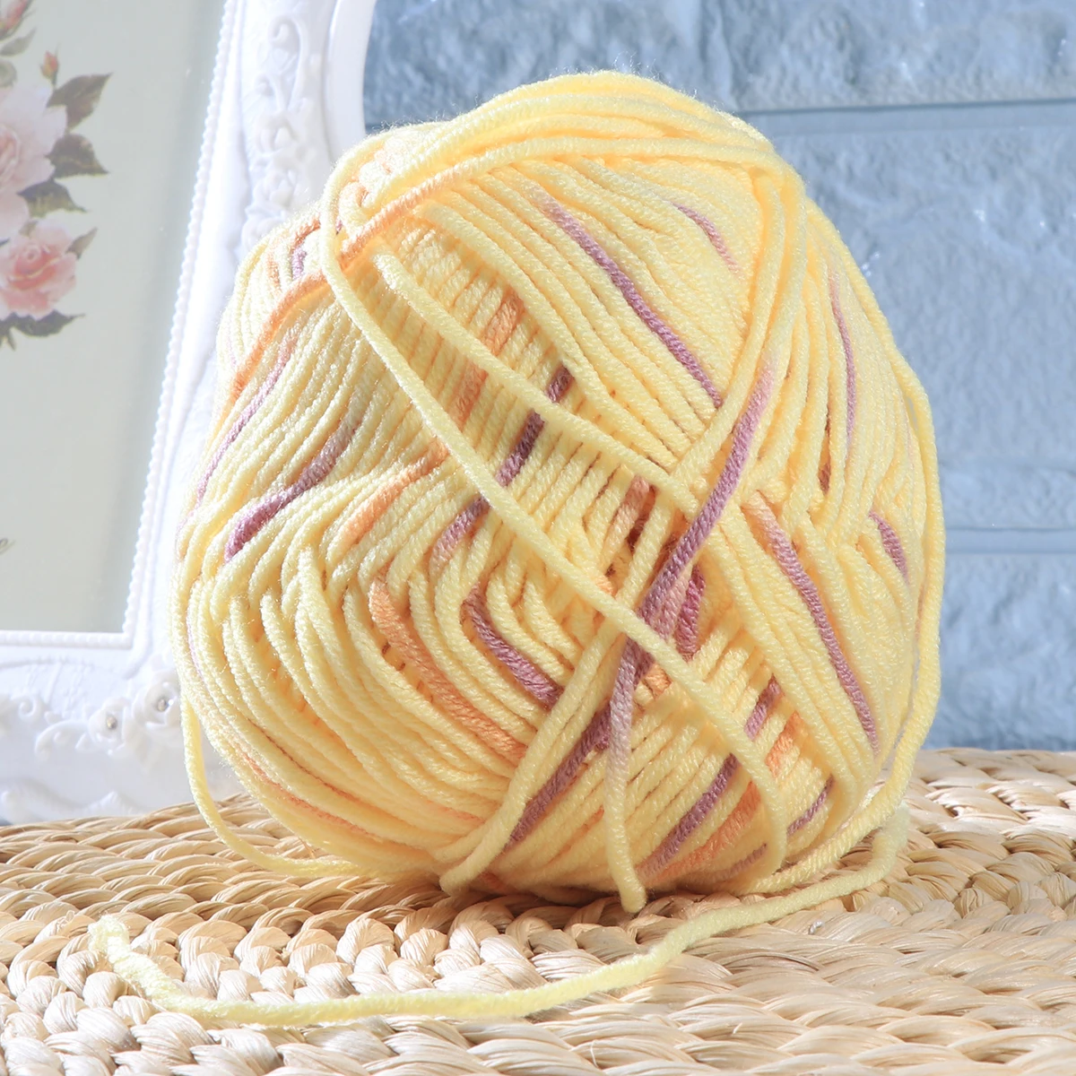 

Milk Cotton Yarn Super Soft Warm Chunky 50G for Knitting Crochet Sweaters Hats Scarves Warm Wool Yarn DIY Needle Felting