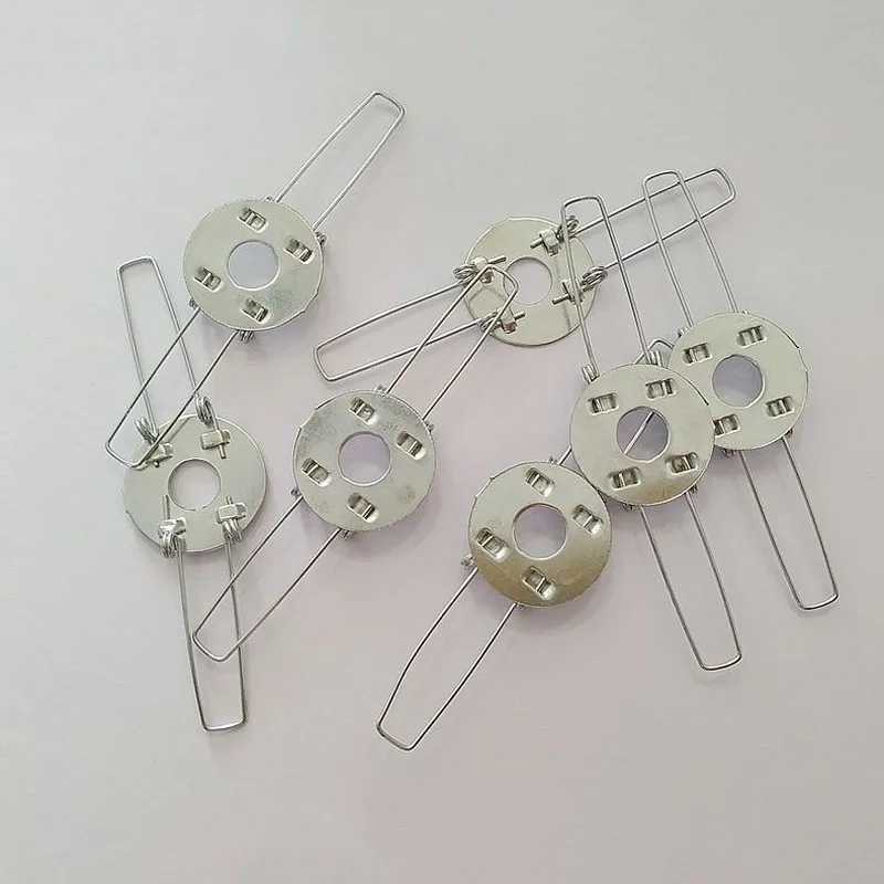 25 pcs-Fork Design 120mm 2-Fork Lamp Spring Clips, great for Home Lighting Fixing, Secure Clamping Force