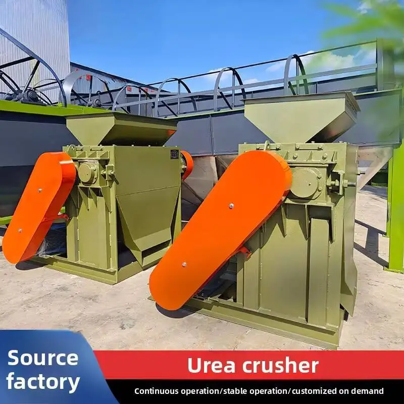 Wood B Ore Sawdust Raw Material Chemical Crushing Equipment Roller Press Urea Organic Granule Crusher