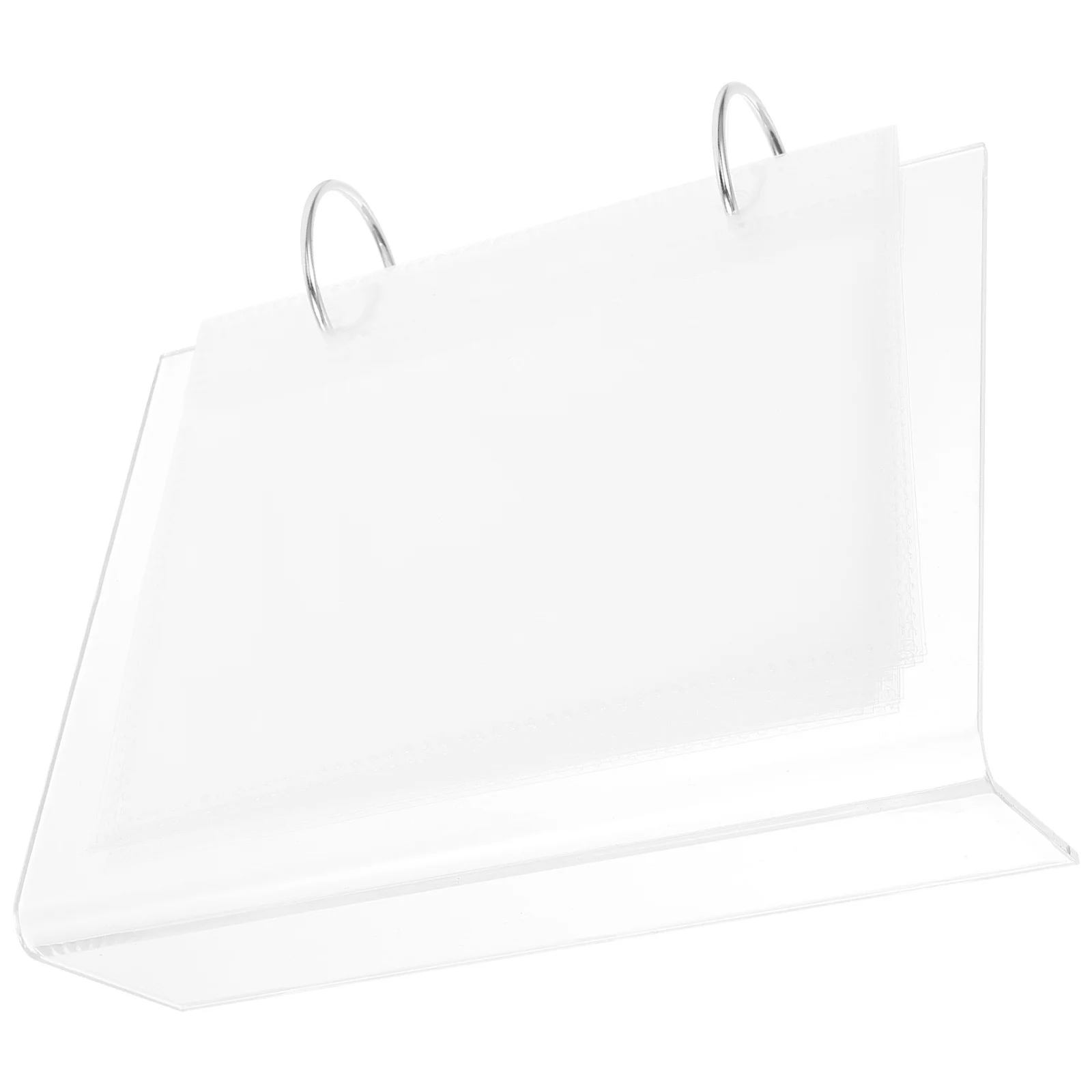 

1 pc Photo Album Transparent Acrylic Display Rack For Home Office Decoration Photo Storage Stand Frame Acrylic Rack