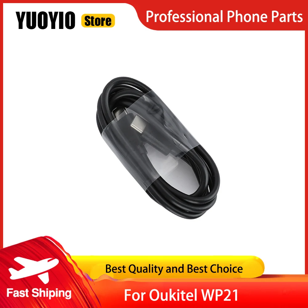 Oukitel WP21 Charger 100% Original New Official Quick Charging Adapter + USB Cable Data Line For Oukitel WP21 Phone - náhled 3