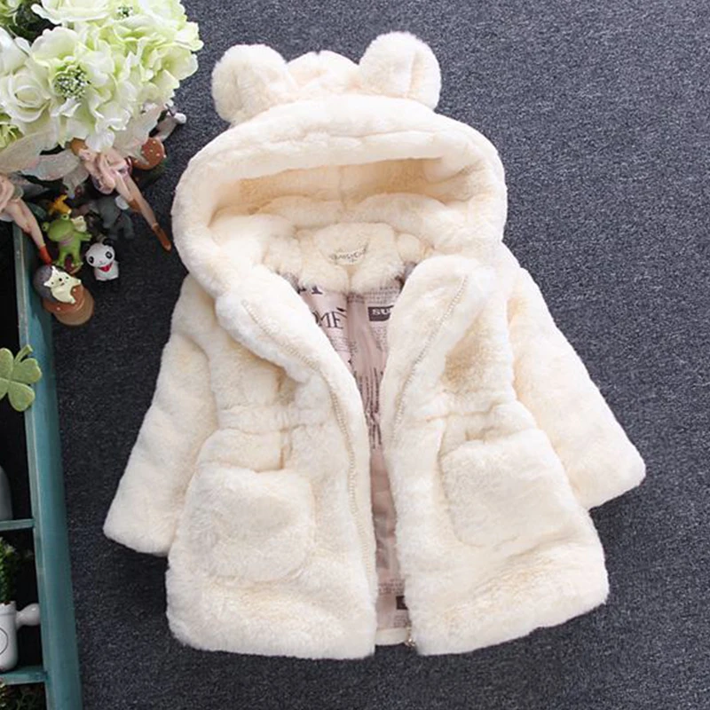 Korean Baby Boy Girl Solid Color Plush Jacket Toddler Fleece Autumn Winter Warm Coat Kid Sherpa Lined Button Down Warm Outwear