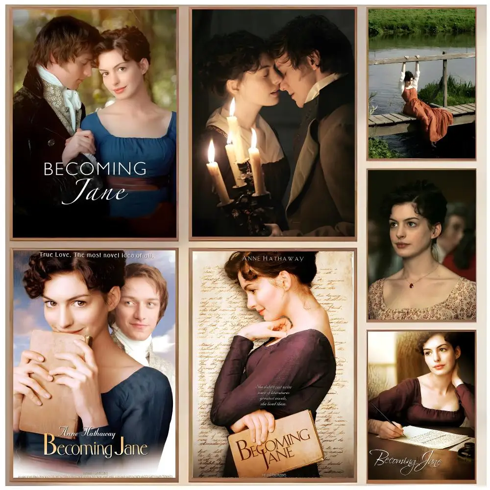 Warm Period Movie B-Becoming Jane Poster  Classic Home Interior Design & Modern Wall Decor Art Collection